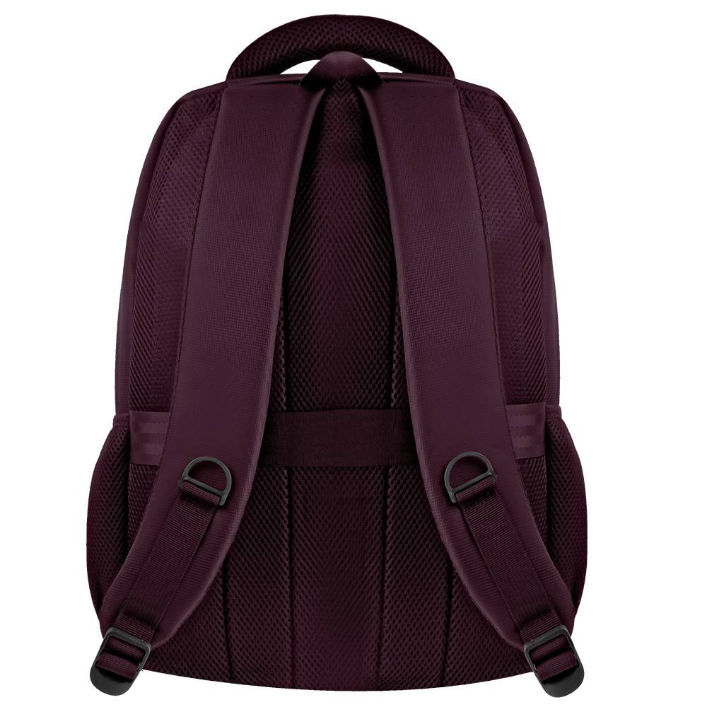 Mochila para Laptop 15.6 a 17 Pulgadas Perfect Choice Essentials PC-084761 Morado - Diseño de Gran Capacidad - Resistencia Superior