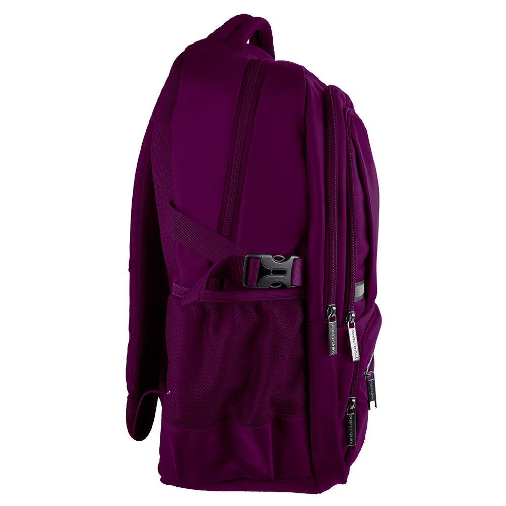 Mochila para Laptop 15.6 a 17 Pulgadas Perfect Choice Forter PC-084686 Morado - Múltiples Compartimentos Organizadores - Estilo Moderno