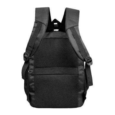 Mochila hasta 17 pulgadas - VARSOVIA, Backpack, varios compatimientos, organizador frontal, costuras/asas y tirantes reforzadas, acolchados, Negro, 6005644