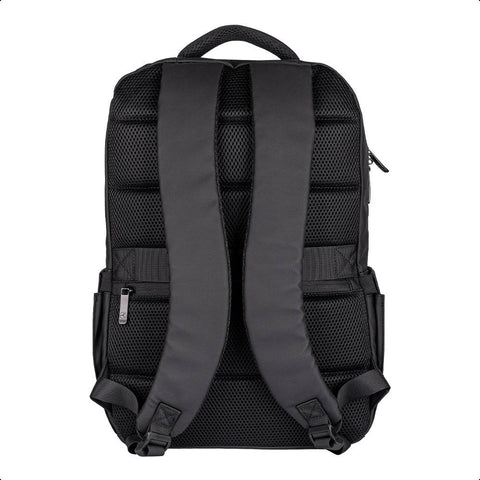 Backpack WANTED TechZone 16" Negra - Múltiples Compartimientos de Organización - Protección con Garantía de por Vida - Diseño Urbano