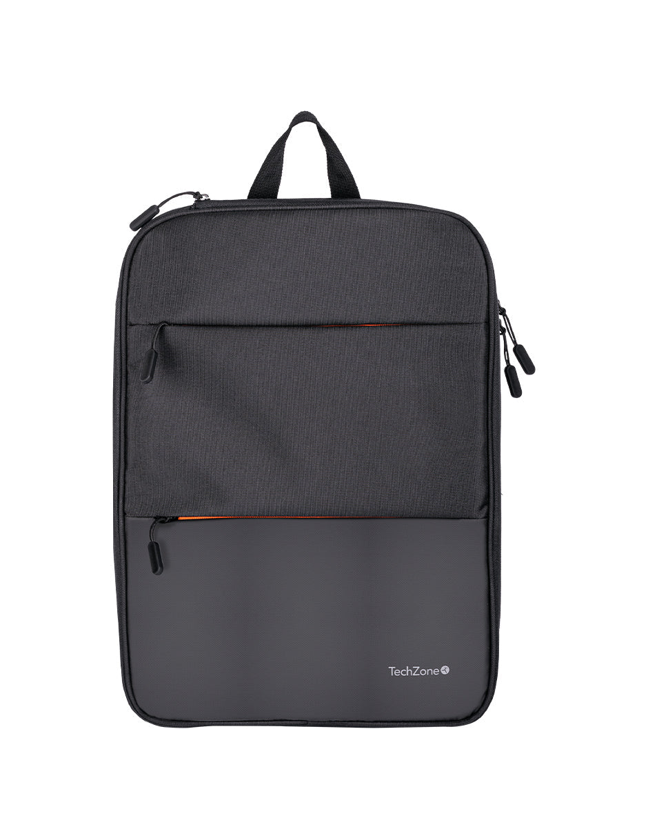 Backpack EXPAND TechZone 16" Negra - Múltiples Compartimientos Expandibles - Protección con Garantía de por Vida - Espacio Inteligente