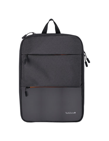 Backpack EXPAND TechZone 16" Negra - Múltiples Compartimientos Expandibles - Protección con Garantía de por Vida - Espacio Inteligente