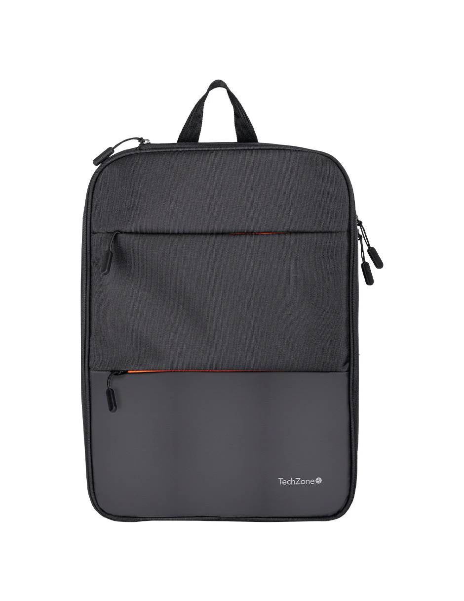 Backpack EXPAND TechZone 16" Negra - Múltiples Compartimientos Expandibles - Protección con Garantía de por Vida - Espacio Inteligente