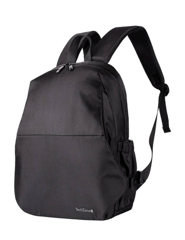 Backpack TechZone Lite TZLBP13 para Laptop 15.6" - Material Poliéster Resistente - Garantía de Por Vida