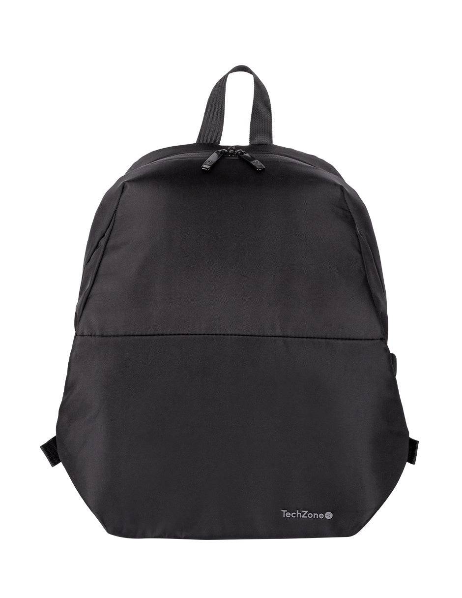 Backpack TechZone Lite TZLBP13 para Laptop 15.6" - Material Poliéster Resistente - Garantía de Por Vida