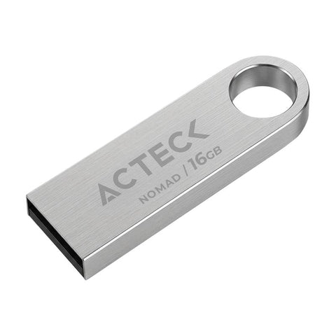 Memoria USB Acteck Nomad Metal MUF-1600 - Capacidad 16GB - Cuerpo Metálico Ultra Resistente