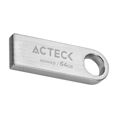 Memoria USB Acteck Nomad Metal MUF-6400 - Capacidad 64GB - Gran Capacidad de Archivos en Diseño Compacto