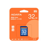 Memoria SD (SDHC) 32GB ADATA Clase 10 (V10) - Velocidad hasta 100MB/25MB por seg. ASDH32GUICL10-R