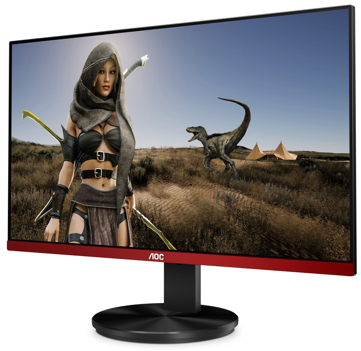 Monitor Gamer AOC 23.8" Full HD – Frecuencia de 144Hz y G-Sync – Partidas sin Cortes de Imagen – Veloz