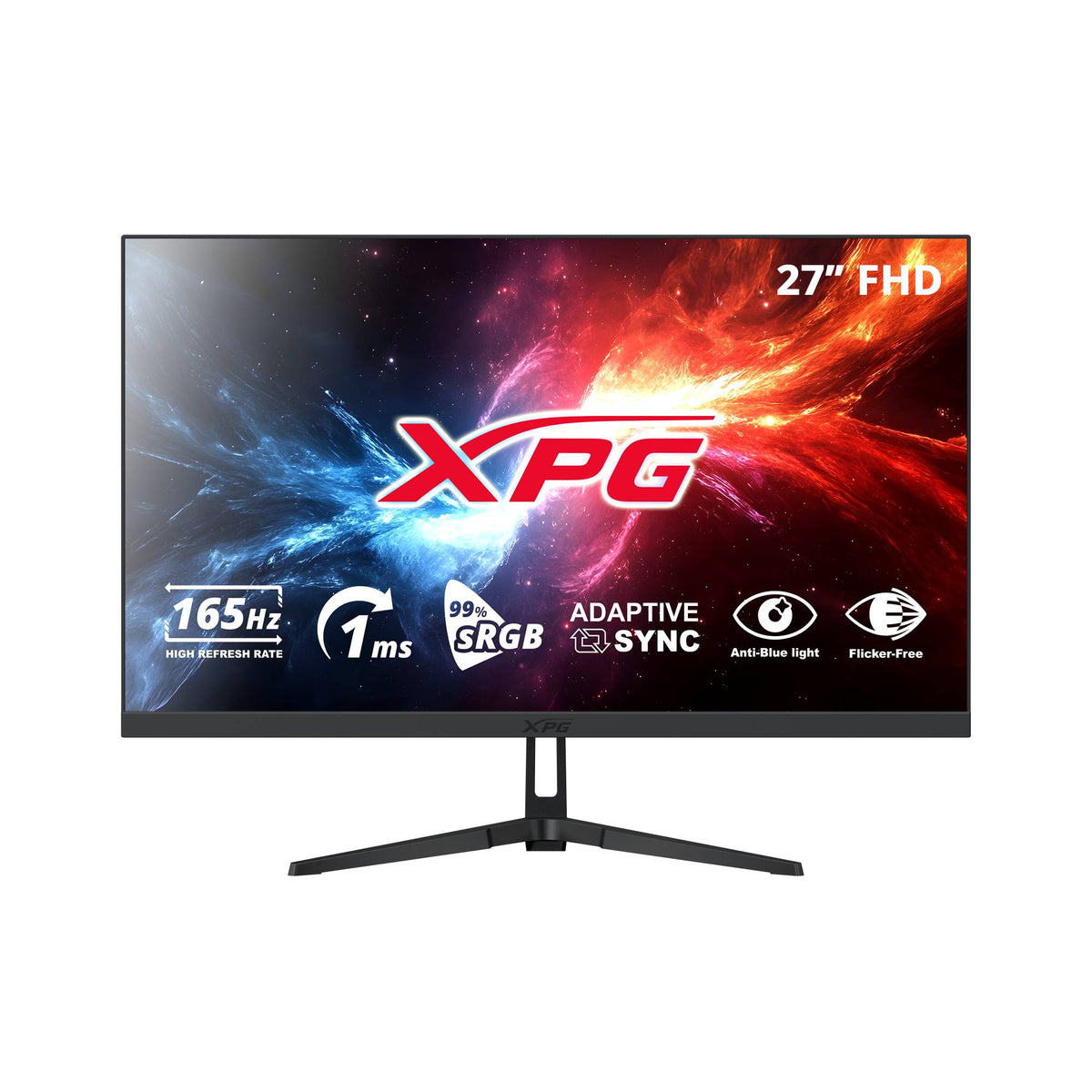 Monitor Gaming XPG Rift R27F6 27" - FHD, 165Hz y 1ms con HDMI/DisplayPort - Fluidez Absoluta Competitiva - Nuevo