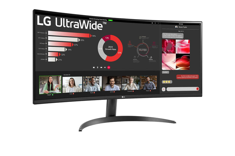 MONITOR LG 34 34WR50QK ULTRAWIDE CURVO