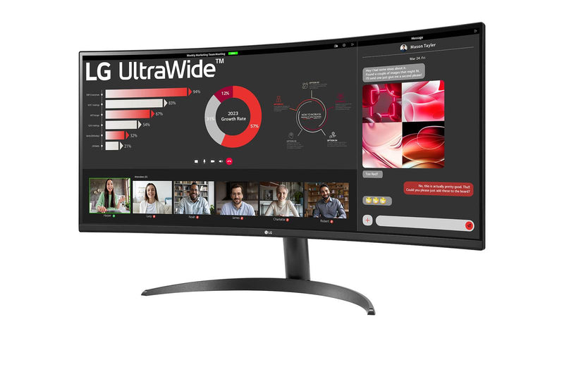 MONITOR LG 34 34WR50QK ULTRAWIDE CURVO