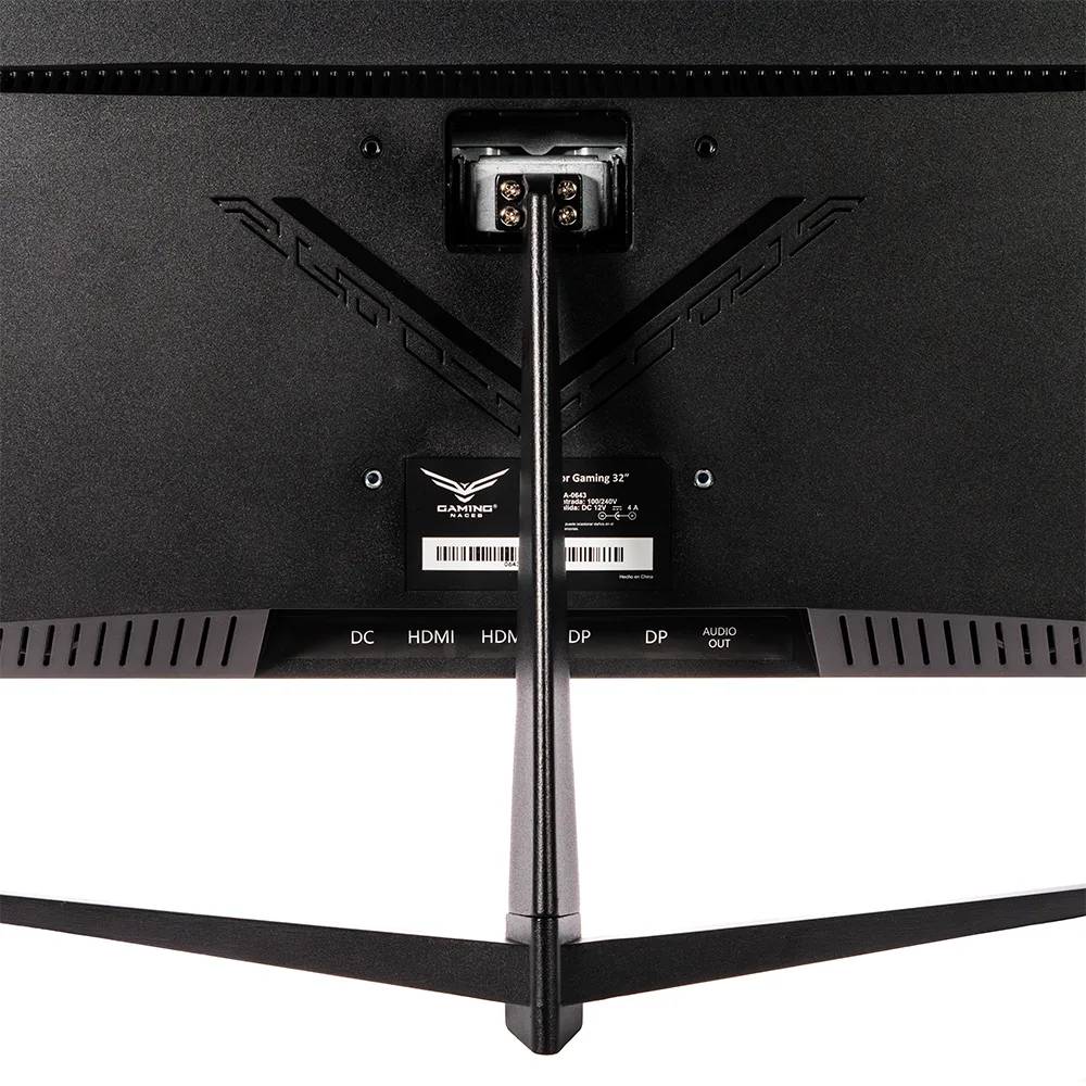 Monitor Gamer Plano Naceb Oasis 32 NA-0643 - Pantalla 32" QHD 1440p 180Hz 1ms - Imágenes Ultra Fluidas