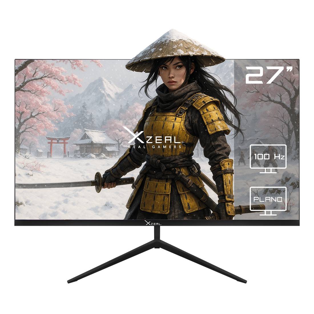 Monitor Xzeal XST590-1 27" - Panel Plano VA FHD 100Hz - Gran Espacio de Trabajo Visual - Nuevo