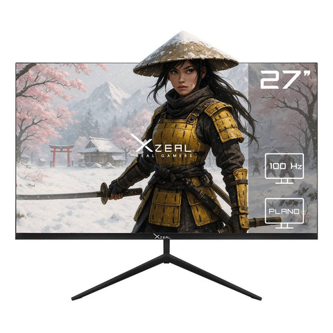 Monitor Xzeal XST590-1 27" - Panel Plano VA FHD 100Hz - Gran Espacio de Trabajo Visual - Nuevo