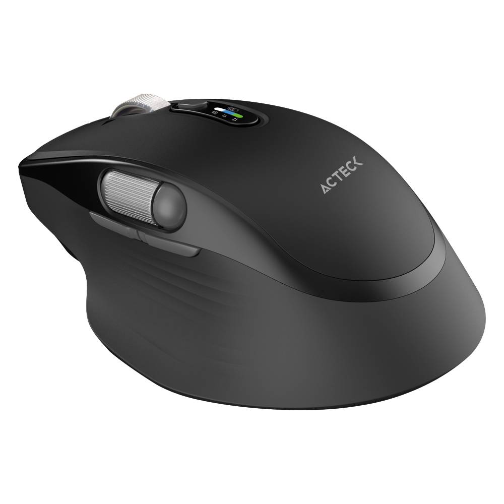 Mouse Inalámbrico Multidispositivo Acteck Virtuos Pro Ultra MI777 - Batería Recargable 500mAh - Conexión Versátil para Trabajo Continuo