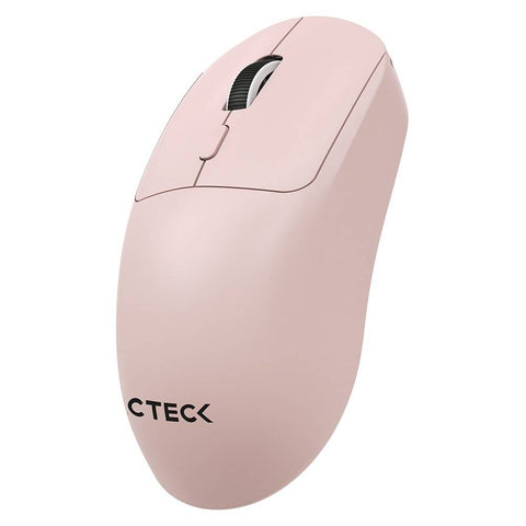 Mouse Ergonómico Multidispositivo Instinct Click MI484 2.4Ghz + Bluetooth Batería Recargable y DPI Ajustable Rosa