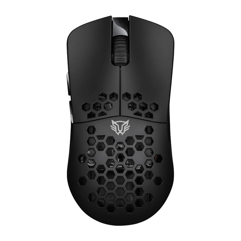 Mouse Gamer Inalámbrico Ultra ligero Speed Light MG969 Balam Rush Conexiones Bluetooth - 2.4ghz y USB, 7 Botones, Scroll tipo HUANO, DPI 800 a 5000. Ilumina