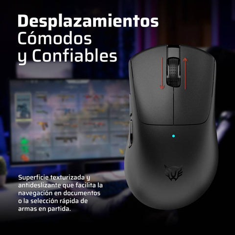 Mouse Gamer Inalámbrico Balam Rush Drift Perform MG5 - Conectividad USB Dongle 2.4GHz - Desplazamiento Preciso y Ergonómico - Nuevo