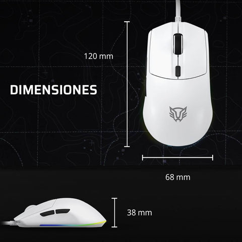 Mouse Gamer Alámbrico Balam Rush Drift Plus MG3 - 6 Botones, RGB y Clic Silencioso - Concentración Total Sin Ruidos - Nuevo