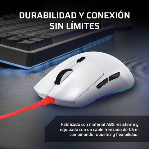 Mouse Gamer Alámbrico Balam Rush Drift Plus MG3 - 6 Botones, RGB y Clic Silencioso - Concentración Total Sin Ruidos - Nuevo