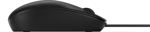 Mouse Alámbrico HP 125 265A9AA Negro - Alámbrico, puerto USB, Garantía 1 año