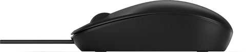 Mouse Alámbrico HP 125 265A9AA Negro - Alámbrico, puerto USB, Garantía 1 año