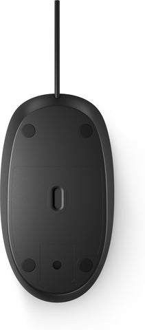 Mouse Alámbrico HP 125 265A9AA Negro - Alámbrico, puerto USB, Garantía 1 año