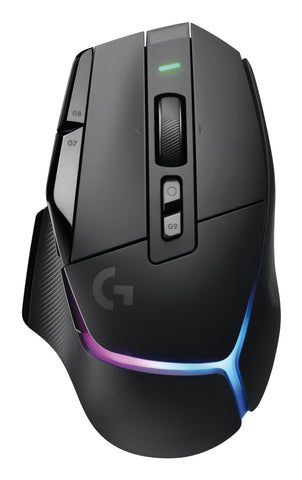 Mouse Gamer Logitech G502 X PLUS Negro - Sensor HERO 25K e Iluminación LIGHTSYNC - Precisión Absoluta y Ergonómico - Nuevo