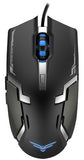 Mouse Gaming Naceb Technology NA-629, USB, Juego, Negro