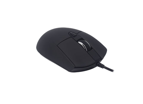 Mouse Naceb Technology NA-0115N, Negro, 6 botones, Alámbrico, Óptico, 800 - 2400 DPI
