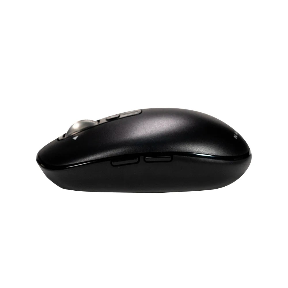 Mouse Inalámbrico Slim Naceb NA-0131N Negro | Perfil Delgado y Elegante | Portabilidad y Diseño Moderno