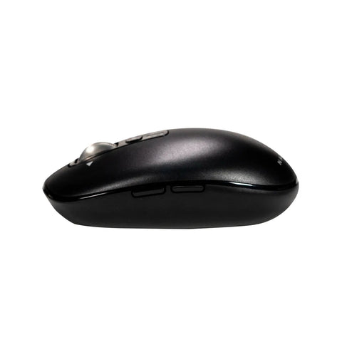 Mouse Inalámbrico Slim Naceb NA-0131N Negro | Perfil Delgado y Elegante | Portabilidad y Diseño Moderno