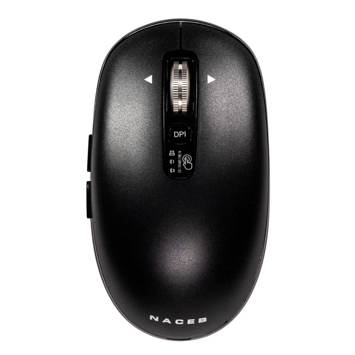 Mouse Inalámbrico Slim Naceb NA-0131N Negro | Perfil Delgado y Elegante | Portabilidad y Diseño Moderno
