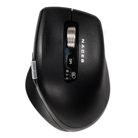 Mouse Inalámbrico Naceb NA-0133 | Sistema de Doble Scroll | Navegación Eficiente en Documentos Largos