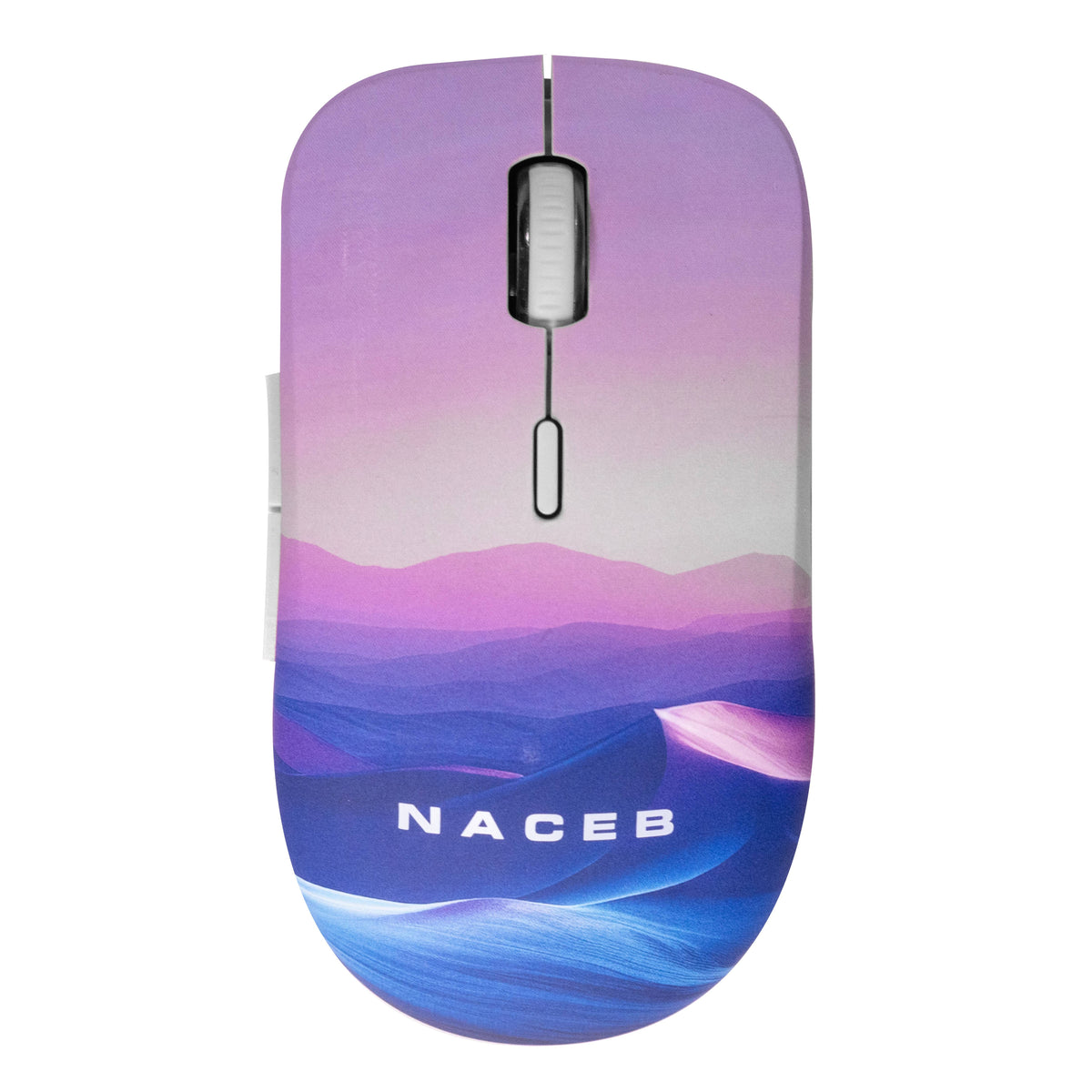 Mouse Inalámbrico Naceb NA-0138B | Diseño Impreso Exclusivo Modelo 2 | Estilo Único y Portabilidad