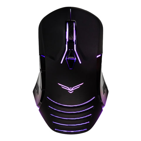 Mouse Gamer Alámbrico Naceb Osiris RGB NA-0964 | Iluminación Dinámica RGB | Deslizamiento Suave y Preciso