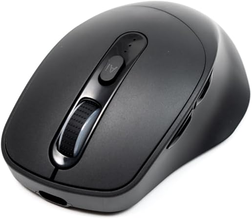 MOUSE INTELIGENTE INALAMBRICO CON FUNCIONES AI CHAT GPT, NEGRO MIND PERFECT CHOICE