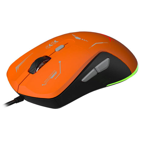 Mouse Gamer Xzeal XZ-401 Negro - Sensor Óptico de Alta Precisión - Agarre Ergonómico y Letal - Nuevo