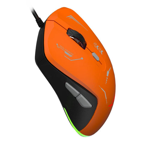 Mouse Gamer Xzeal XZ-401 Negro - Sensor Óptico de Alta Precisión - Agarre Ergonómico y Letal - Nuevo