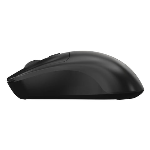 Mouse Inalámbrico Recargable Stylos STPMOI7B Negro - Sensor 1,600 DPI con Conexión Nano 2.4Ghz - Batería de Larga Duración - Precisión Práctica