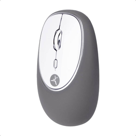 Mouse Inalámbrico de Gel Jelly Mate Grey Techzone TZACMOI16 - Resolución 1200 DPI con Alcance de 10m - Ergonomía Textura Suave - Confort Absoluto