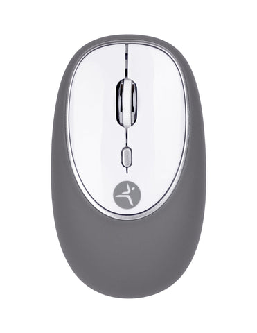 Mouse Inalámbrico de Gel Jelly Mate Grey Techzone TZACMOI16 - Resolución 1200 DPI con Alcance de 10m - Ergonomía Textura Suave - Confort Absoluto