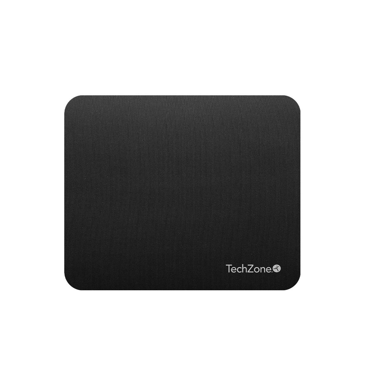 Mouse SLIVEBLACK Recargable TechZone TZACMOI30 - Receptor Dual Tipo C y USB-A con Mousepad Incluido - Ajuste hasta 1600 DPI - Kit Completo
