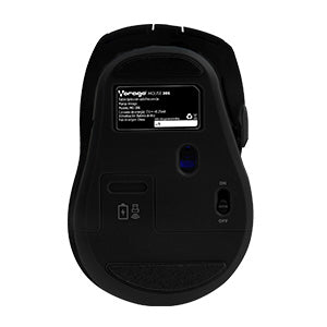 Mouse Inalámbrico Iluminado VORAGO MO-306 - Negro, 2400 DPI, Recargable