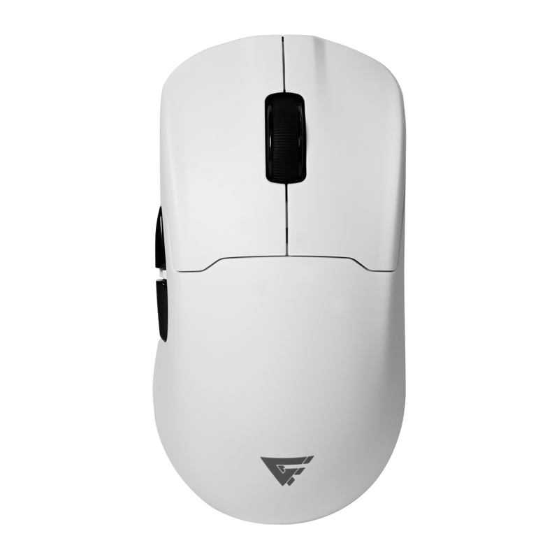 Mouse Game Factor Inalambrico Wireless 2.4G+Bt, Pixart 3395, 26K Dpi, 4K Hz Base Rgb 56G (Mow800-Wh)