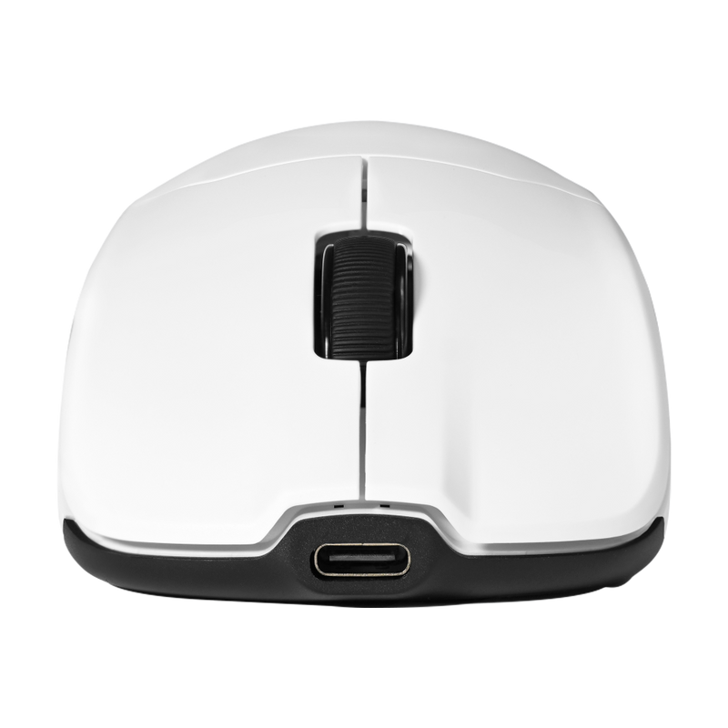 Mouse Game Factor Inalambrico Wireless 2.4G+Bt, Pixart 3395, 26K Dpi, 4K Hz Base Rgb 56G (Mow800-Wh)