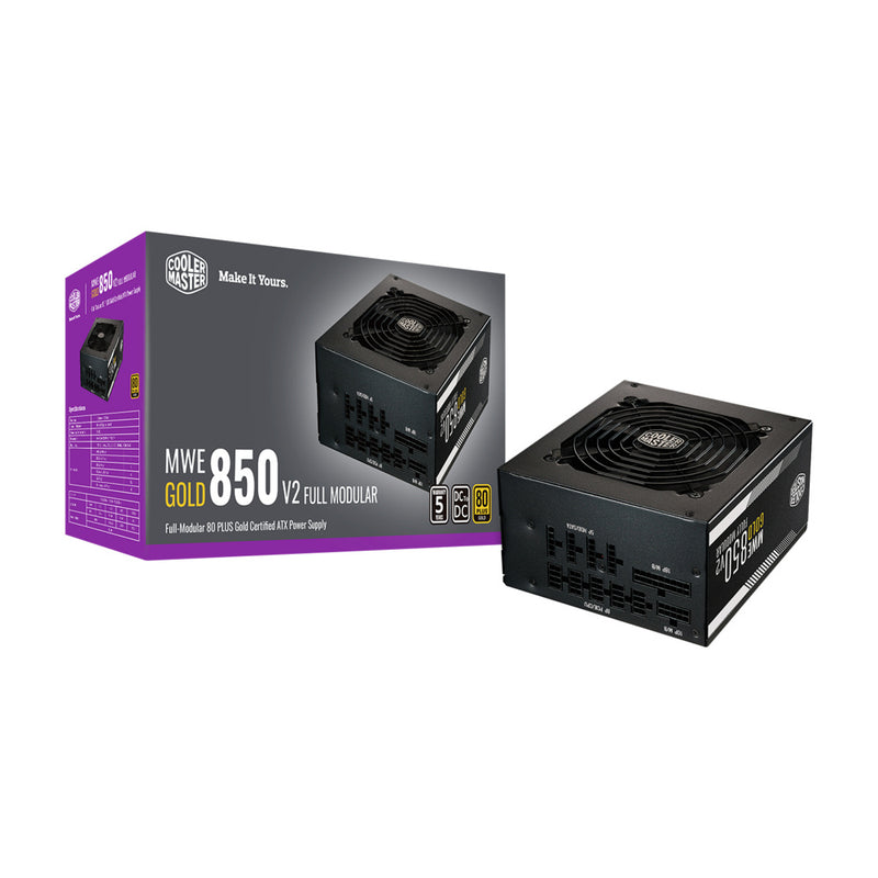 Fuente De Poder Cooler Master Mwe Gold V2 Fm 850W MPE-8501-AFAAG-3U2