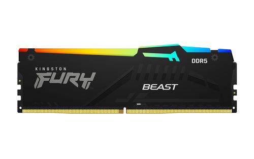 Memoria DDR5 Kingston Furybeast Rgb 8Gb 5200Mhz Dimm (Kf552C40Bba-8)