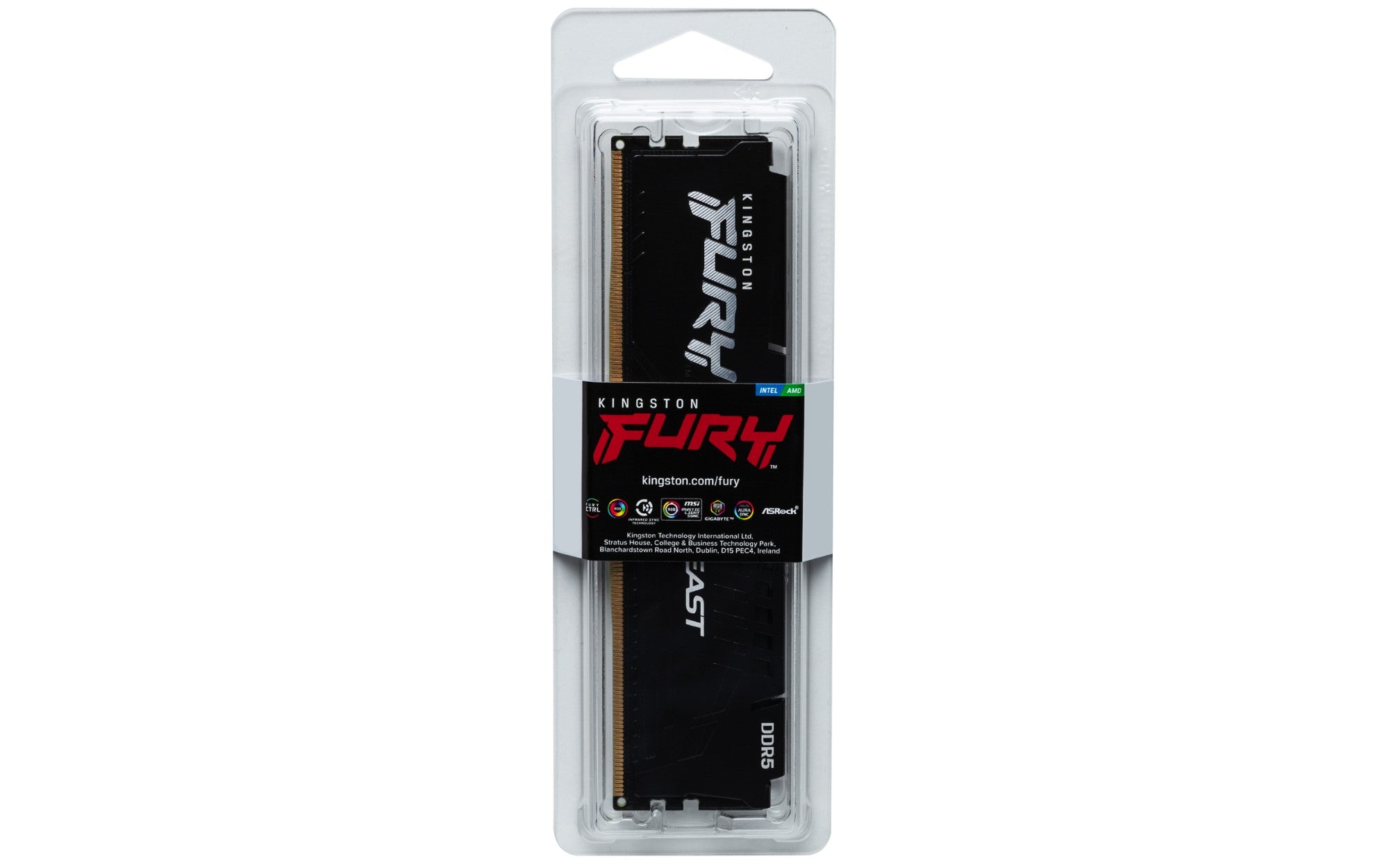 Memoria Ddr5 Kingston Fury Beast 16Gb 5600Mhz Dimm Xmp (Kf556C40Bb-16)